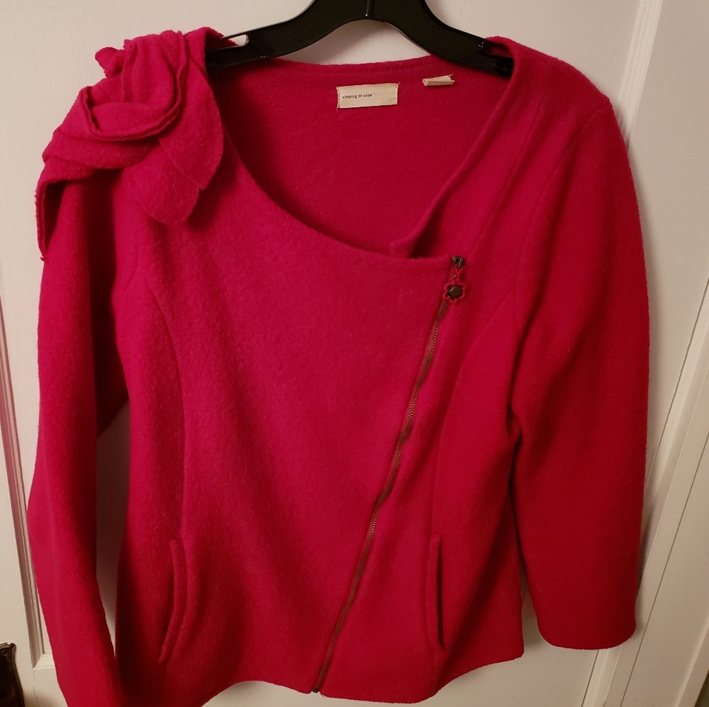 Anthropolgie Felt wool jacket